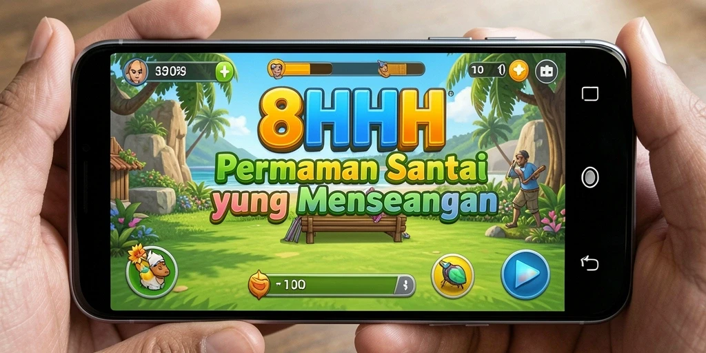 Screenshot gameplay 8HHH yang menarik dan penuh warna.