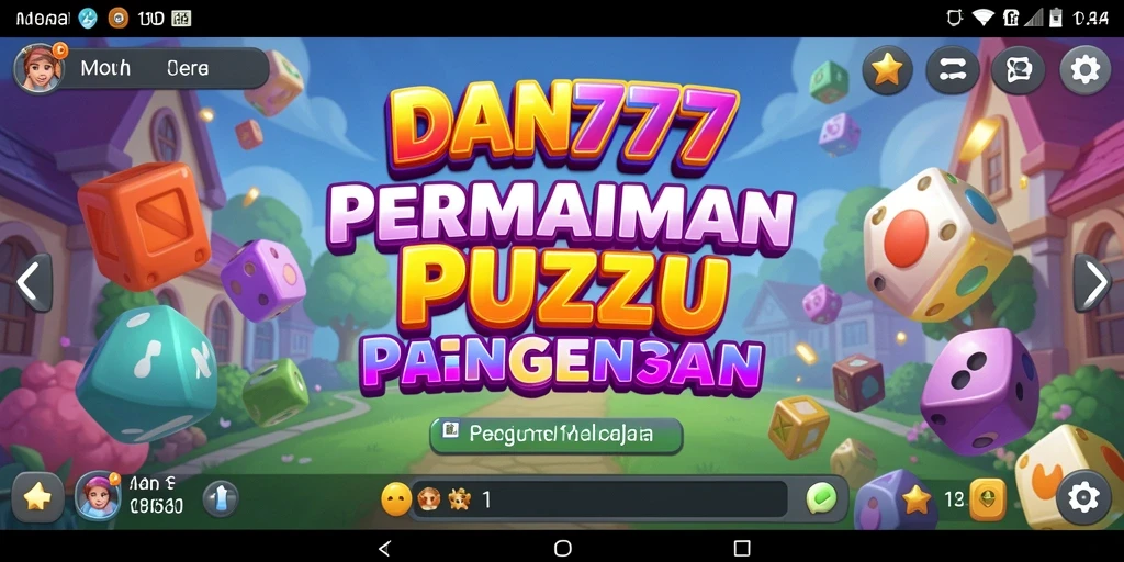 Tampilan gameplay DAN777 yang penuh tantangan puzzle.