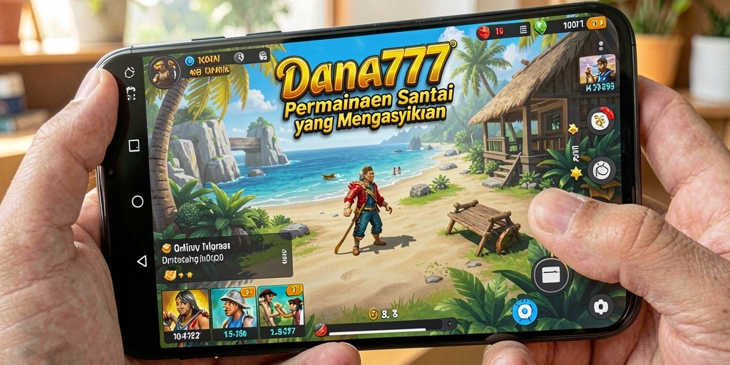 Screenshot gameplay DANA777 yang menunjukkan keseruan permainan santai.