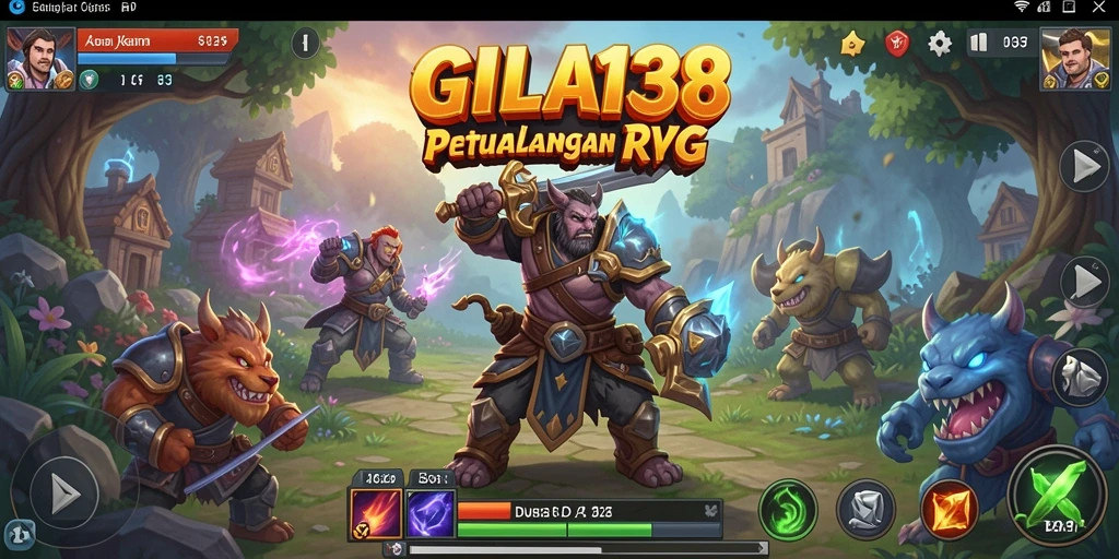 Tampilan gameplay seru di GILA138 dengan pertarungan menegangkan.