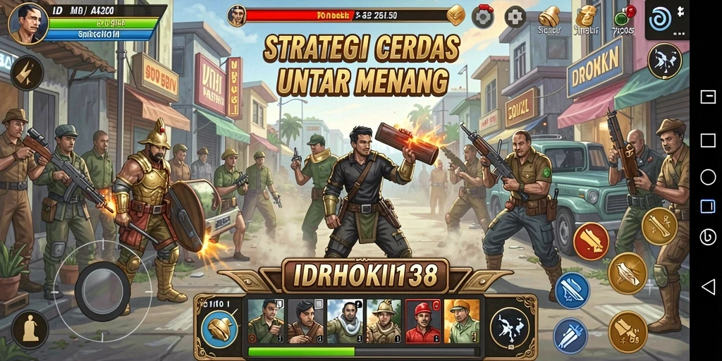 Tampilkan aksi mendebarkan dalam permainan strategi IDRHOKI138.