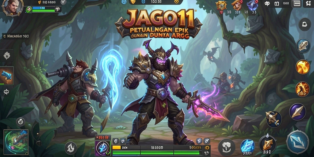Screenshot menunjukkan aksi pertempuran mendebarkan dalam JAGO11.