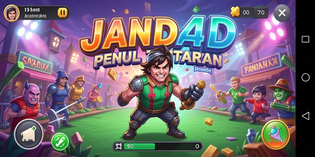 Tampilan gameplay JANDA4D yang seru dan penuh aksi.