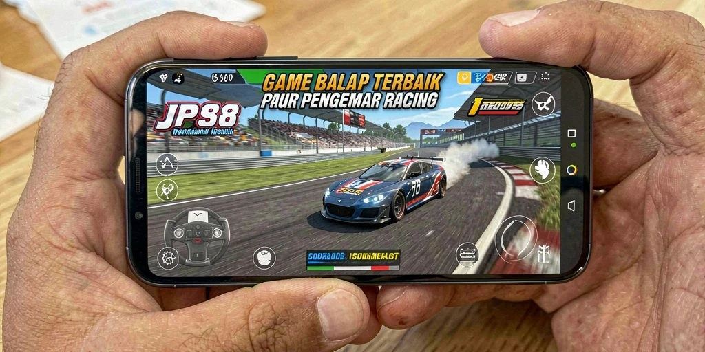 Tampilan gameplay JPS88 dengan balapan yang seru dan adrenalin tinggi.