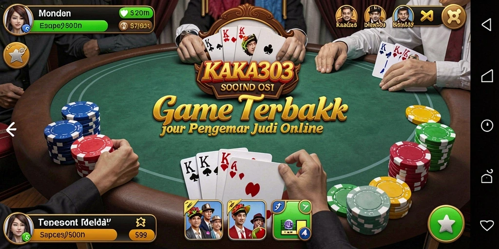 Gameplay menarik dari KAKA303 menunjukkan suasana jujur dan kompetitif poker.