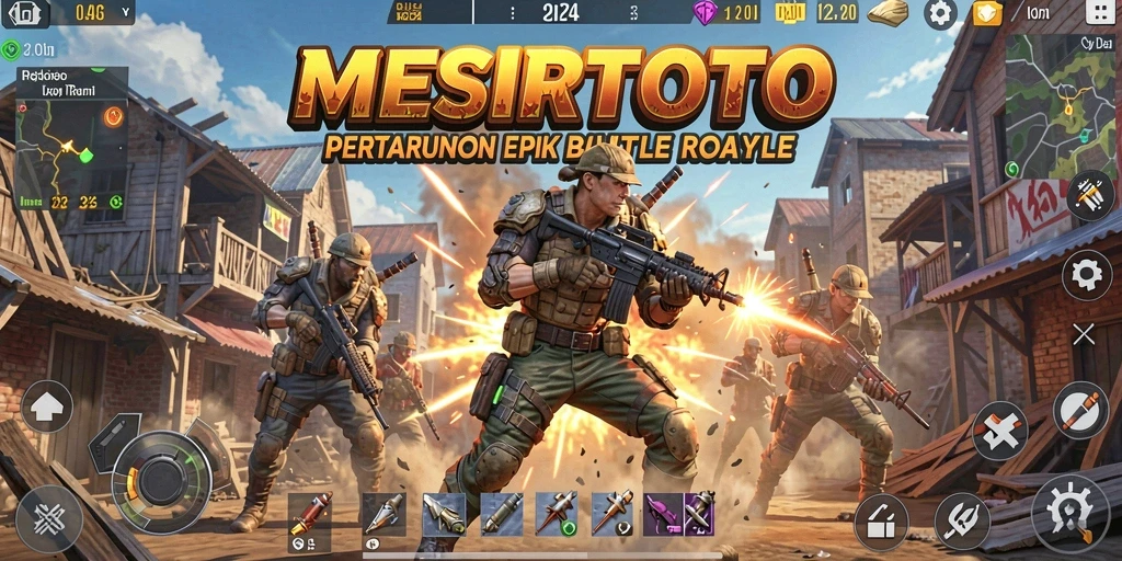Tampilan gameplay seru dalam <strong>MESIRTOTO</strong> yang menghadirkan pertarungan epik.