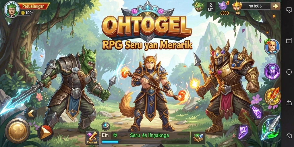 Screenshot OHTOGEL menampilkan aksi epik dalam dunia RPG yang penuh tantangan.