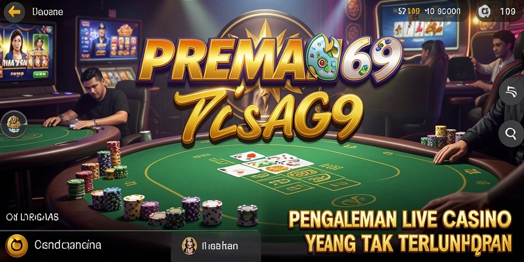 Tangkapan layar PREMAN69 menampilkan aksi dinamis permainan Live Casino.