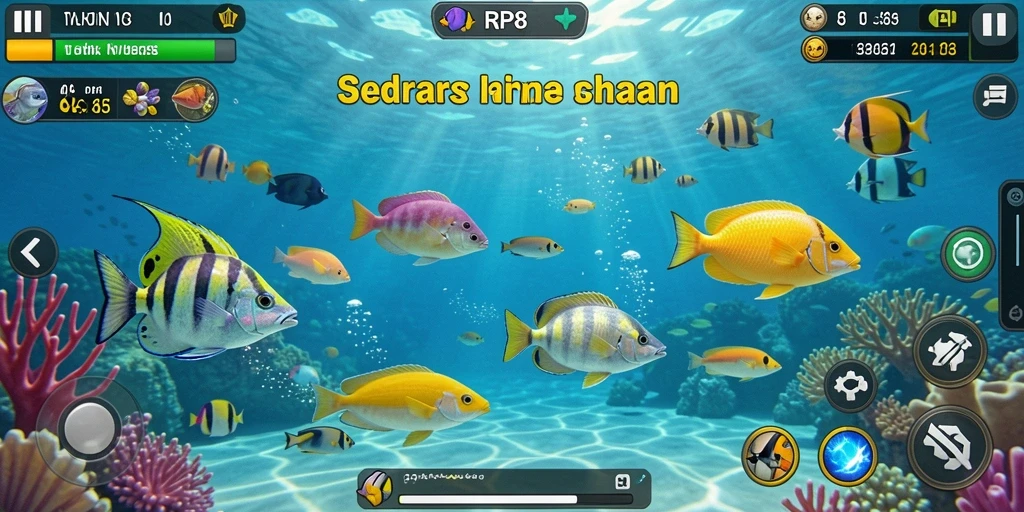 Tampilan gameplay Tembak Ikan yang seru dan penuh tantangan.
