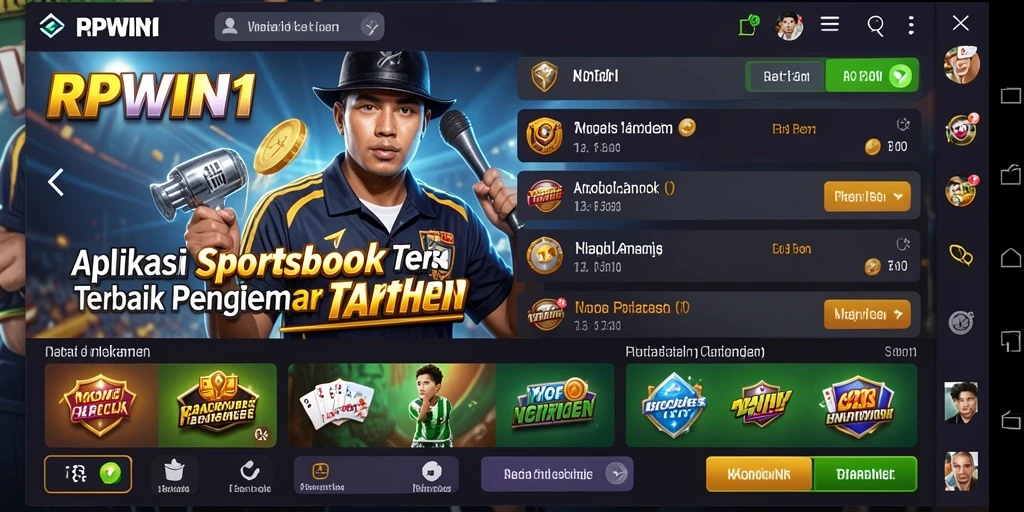 Tampilan screenshot dari gameplay taruhan yang menarik di RPWIN1.