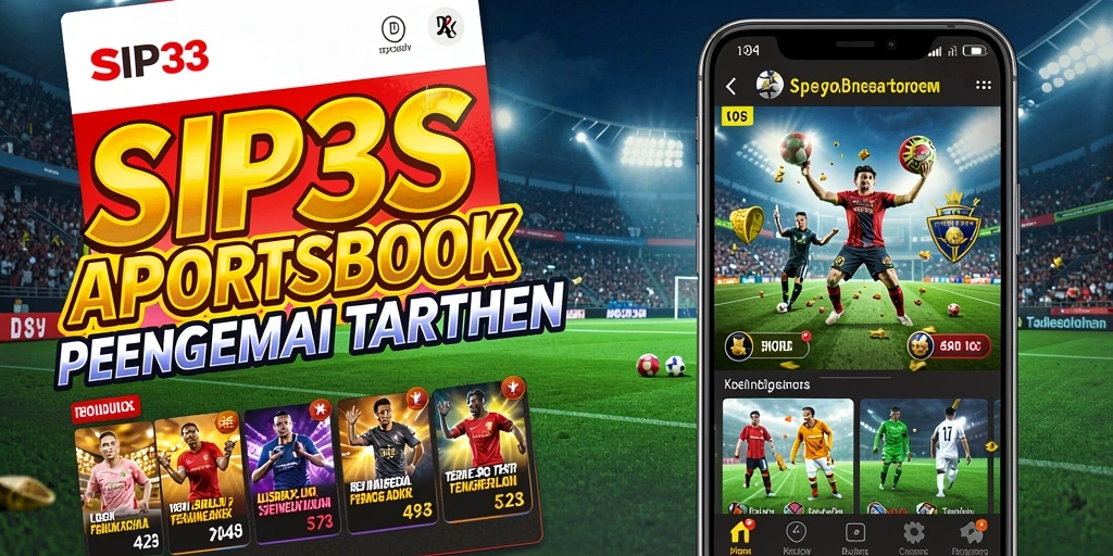 Tampilan SIP33 dengan berbagai opsi taruhan olahraga.